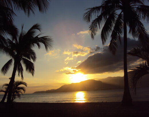 Pôr do sol em Ilhabela